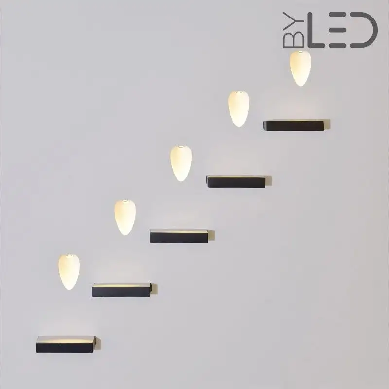 Spot LED encastré mural goutte - 1W STAFF