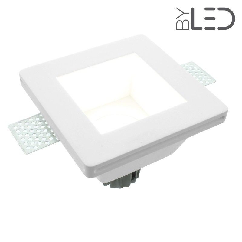 Spot encastrable en plâtre carré profond STAFF