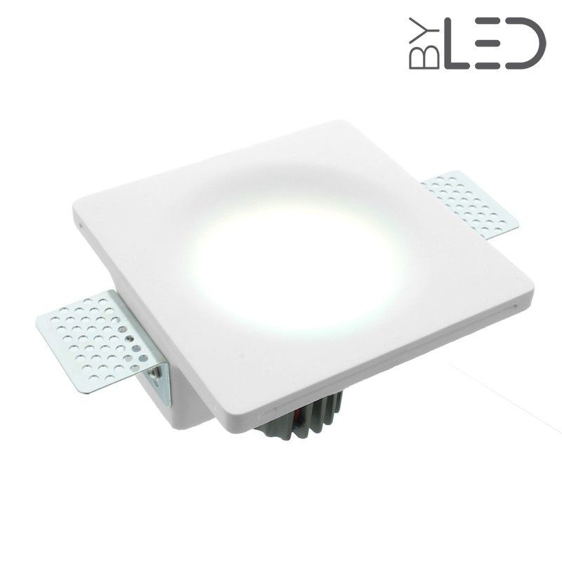 Spot encastrable en plâtre rond incurvé STAFF