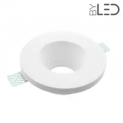Spot encastrable en plâtre rond profond STAFF