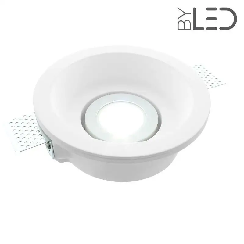 Spot encastrable en plâtre rond orientable STAFF