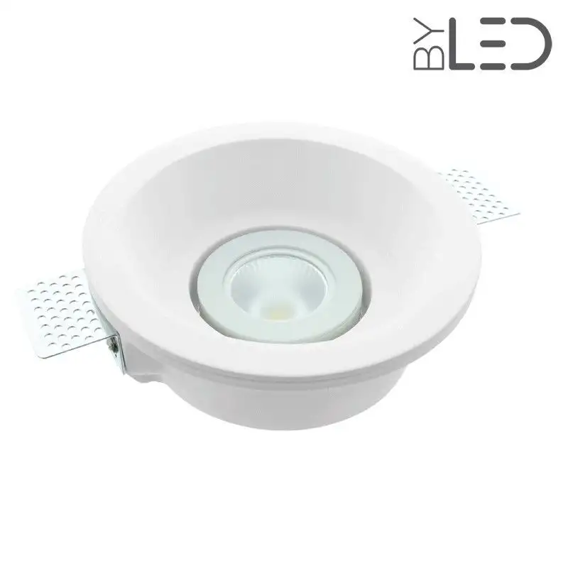 Spot encastrable en plâtre rond orientable STAFF