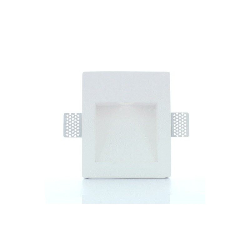 Spot LED encastré mural carré - 1W STAFF