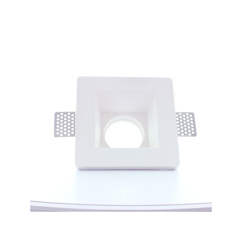 Spot encastrable en plâtre carré profond STAFF