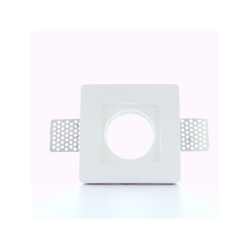 Spot encastrable en plâtre carré plat STAFF