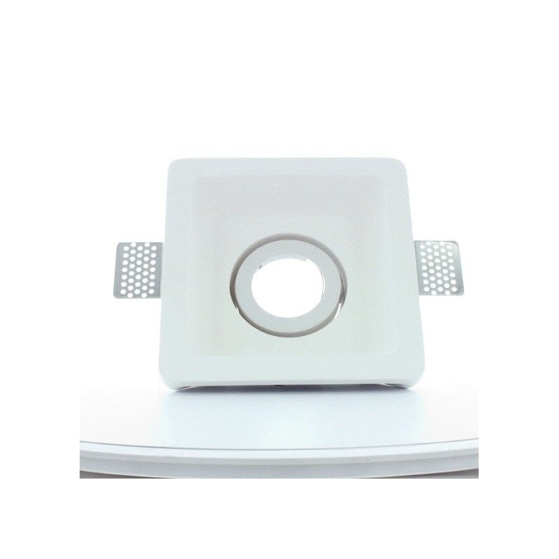 Spot encastrable en plâtre carré orientable STAFF
