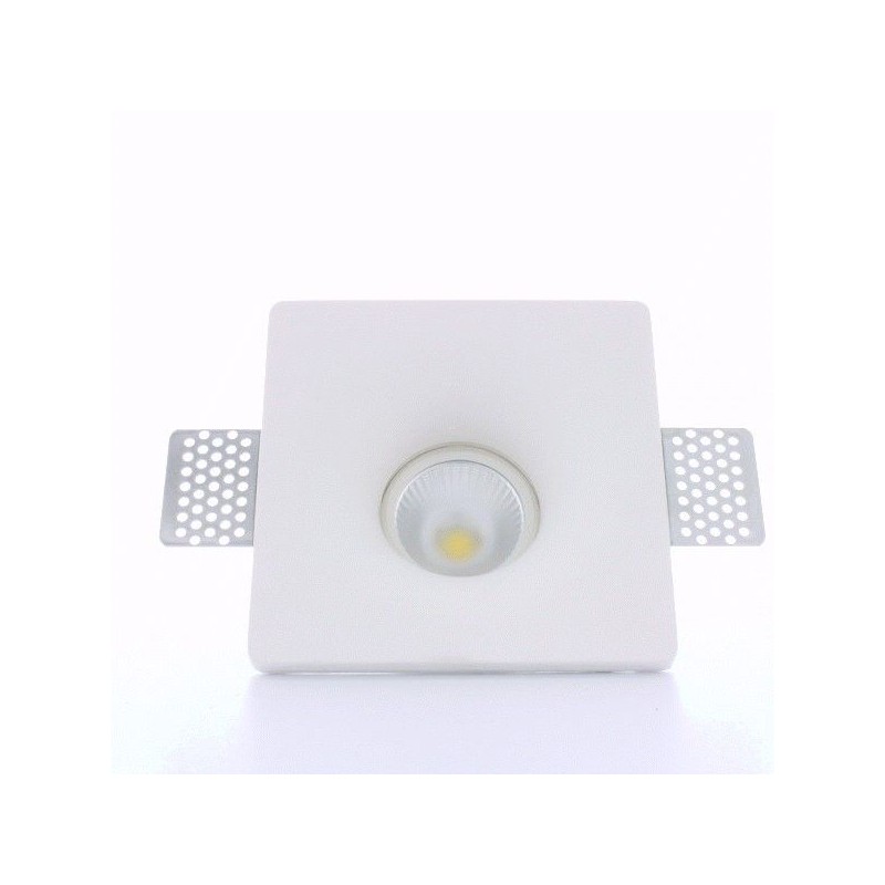 Spot encastrable en plâtre rond incurvé STAFF