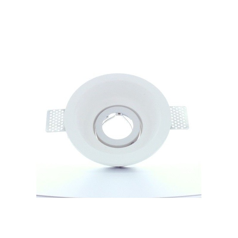 Spot encastrable en plâtre rond orientable STAFF