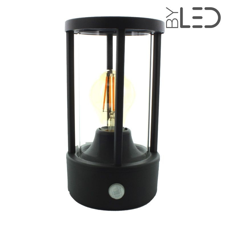 Applique d’extérieur détecteur de mouvement- Lanterne Murale Moderne - E27 LED