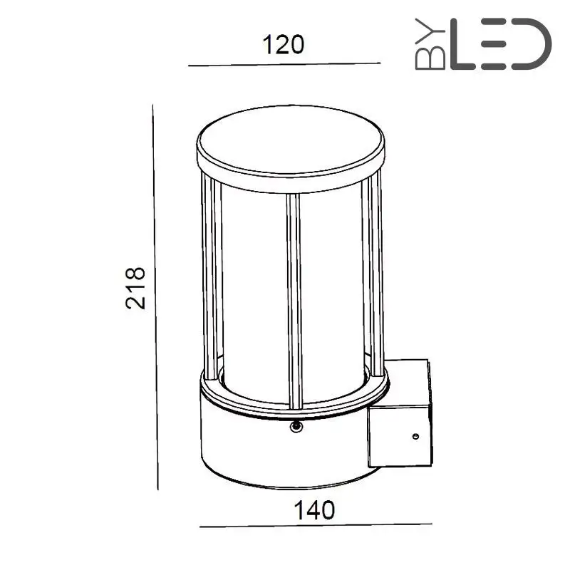 Applique d’extérieur détecteur de mouvement- Lanterne Murale Moderne - E27 LED
