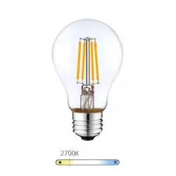 Ampoule LED à filament - Blanc Chaud – 6W - E27 - Dimmable