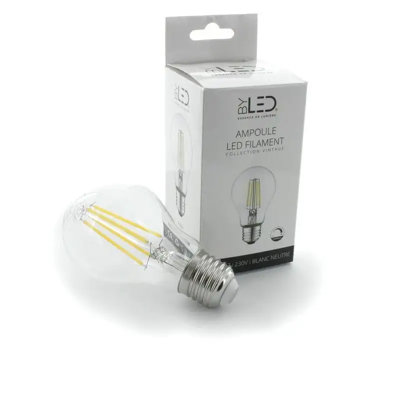 Ampoule LED à filament - Blanc Neutre – 6W - E27 - Dimmable Ampoule LED à filament - Blanc Neutre – 6W - E27 - Dimmable