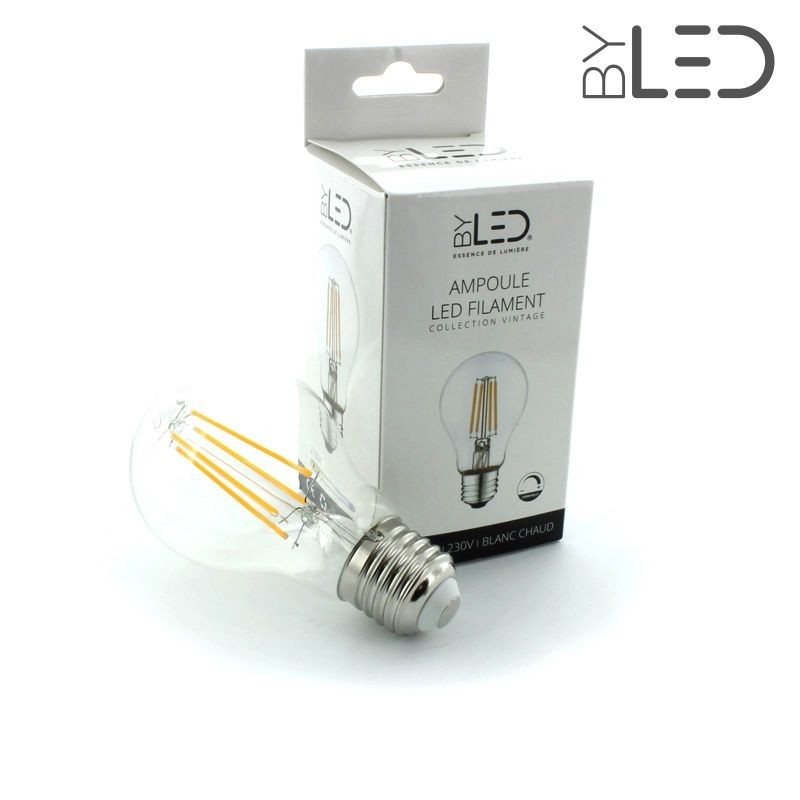 Ampoule LED à filament - Blanc Chaud – 6W - E27 - Dimmable
