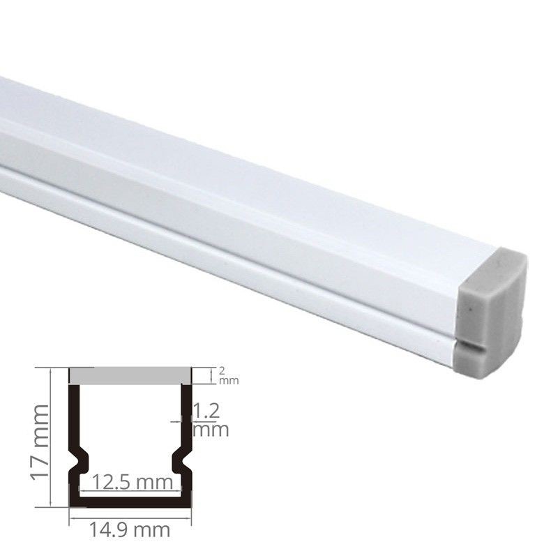 Profilé PVC IP68 pour ruban LED - CRAFT - O01