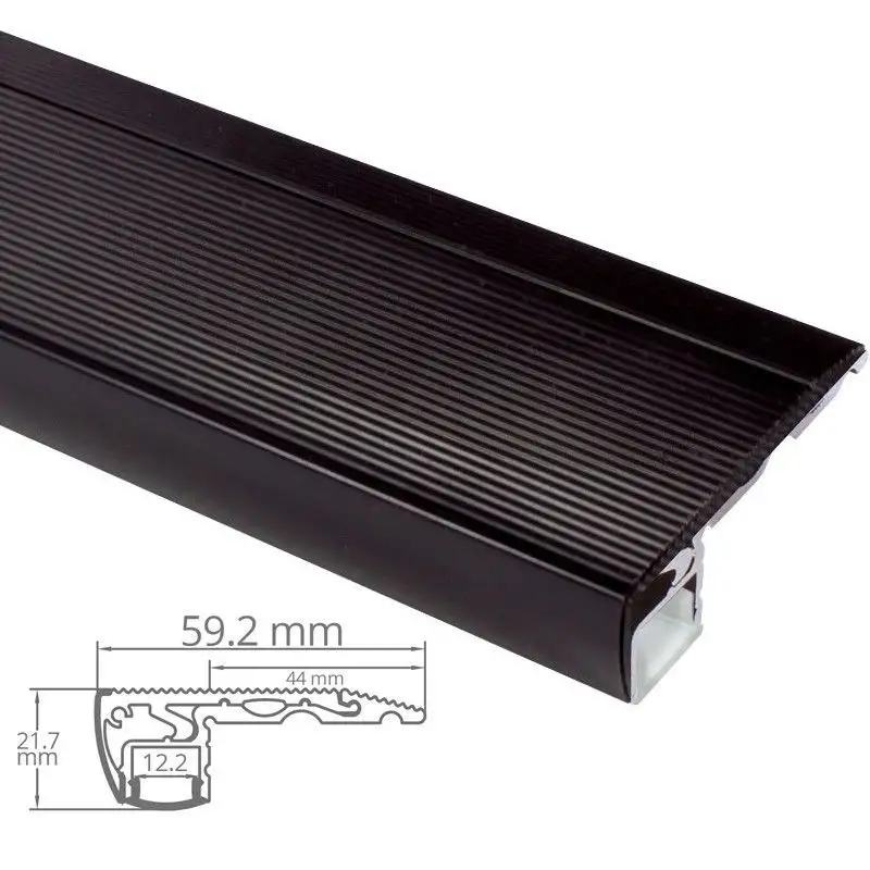 Profilé aluminium marches escaliers pour ruban LED - CRAFT - S01