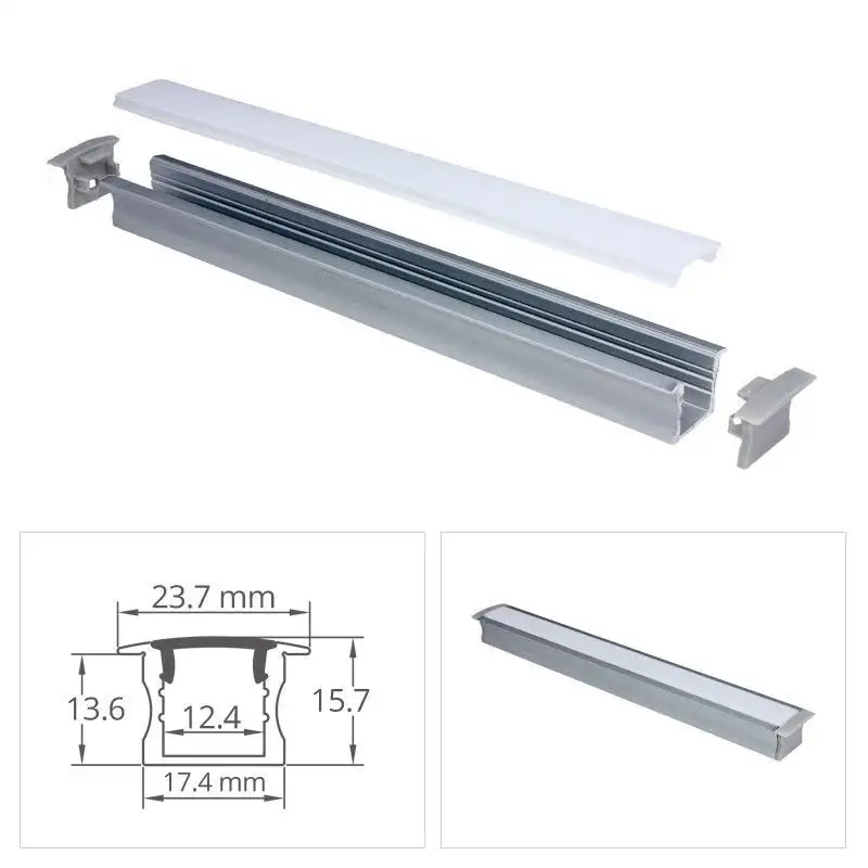 Profilé aluminium encastrable pour ruban LED - CRAFT - E04 Profilé aluminium encastrable pour ruban LED - CRAFT - E04