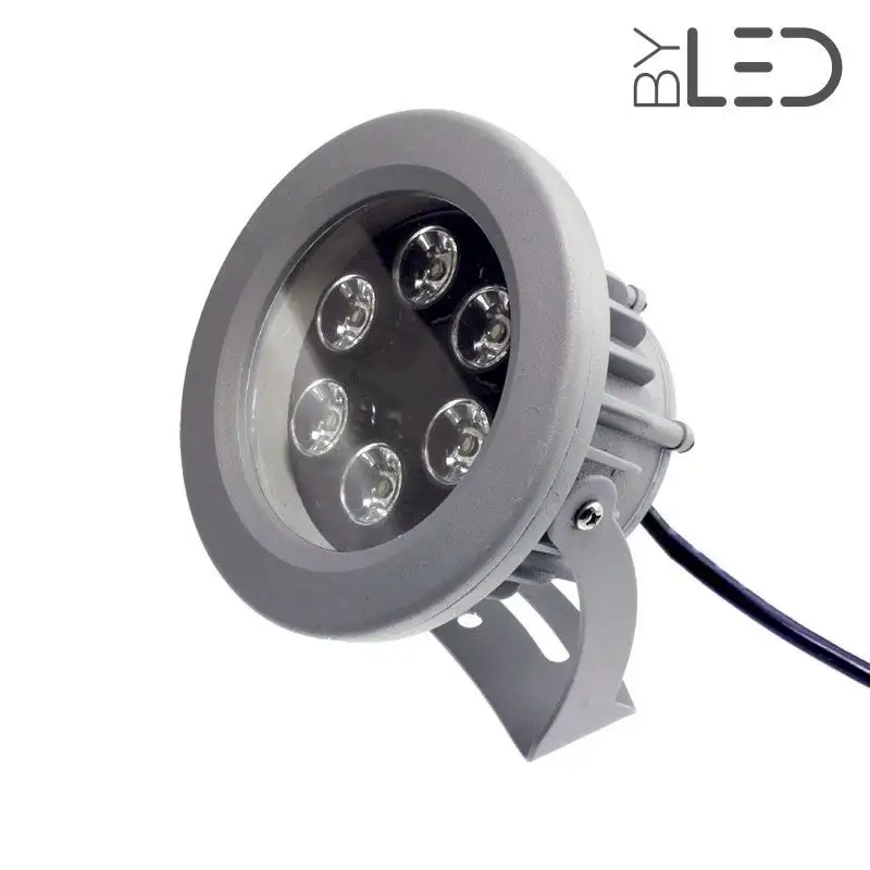 Spots sur piquet extérieur 6W