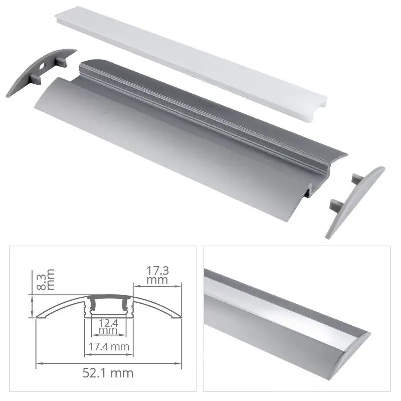 Profilé de masquage pour ruban LED en applique