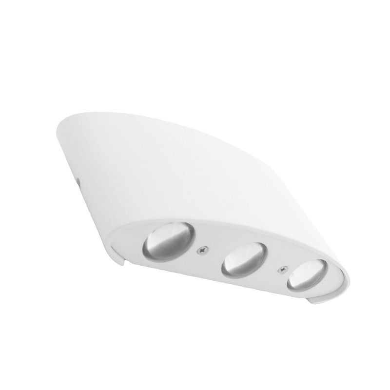 Applique LED murale blanche triple direction 6W - Focal
