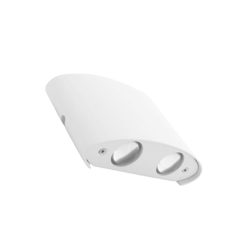 Applique LED murale blanche double direction 4W - Focal