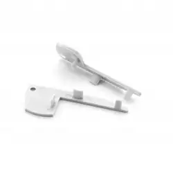 Embouts de finition pour profilé S01 Gris, Noir ou Blanc