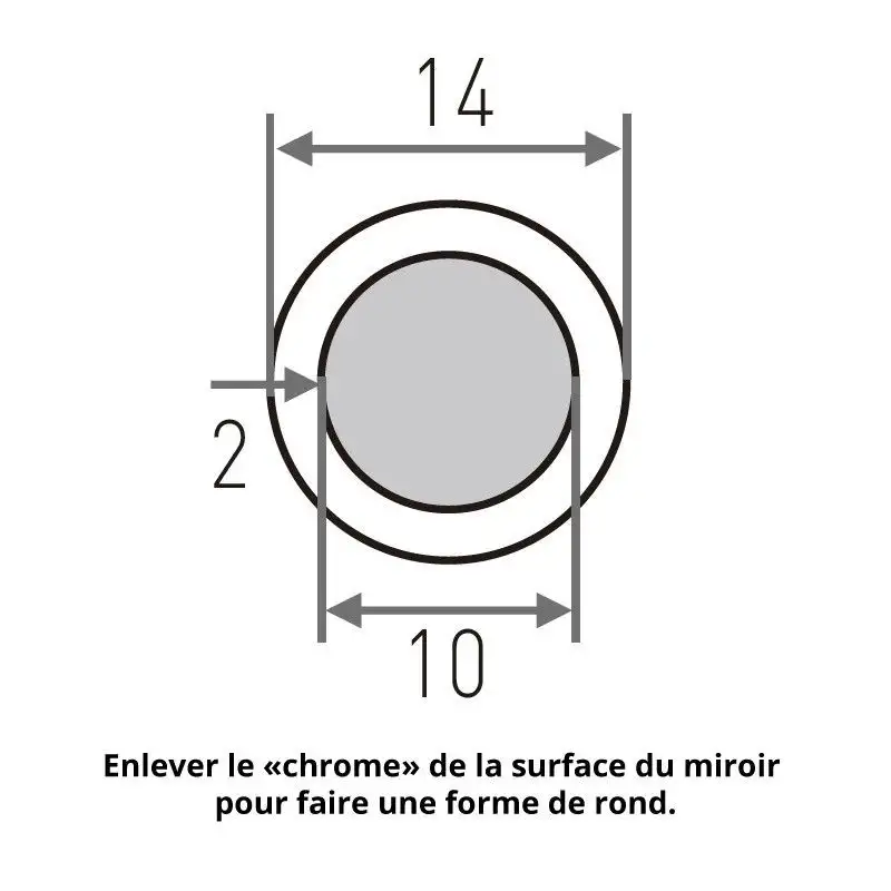Interrupteur sensitif pour miroir
