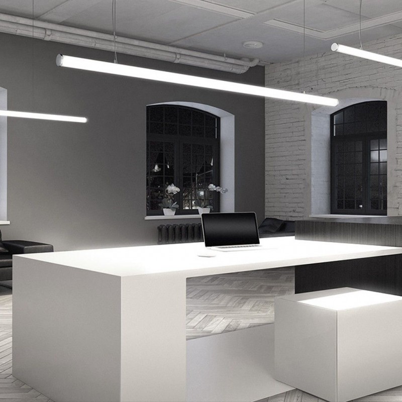 Profilé LED aluminium rond pour suspension – CRAFT – T03- Diffuseur givré