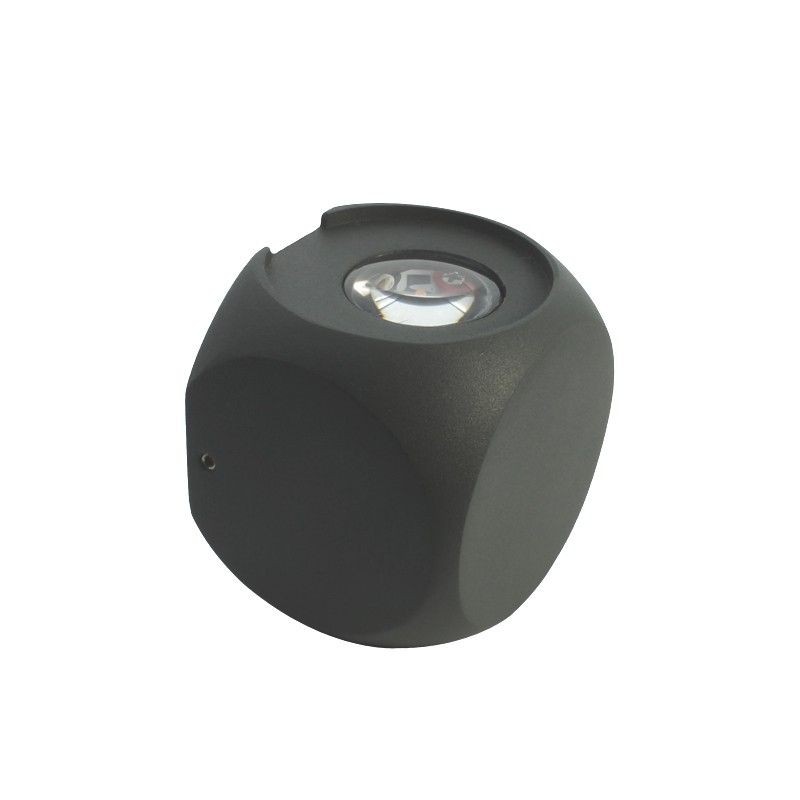 Applique LED murale up & down - A,thracite - 2x2W - Kubbe