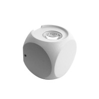 Applique LED murale extérieure Up & Down - 4W - 230V - Blanc - KUBBE 2x2