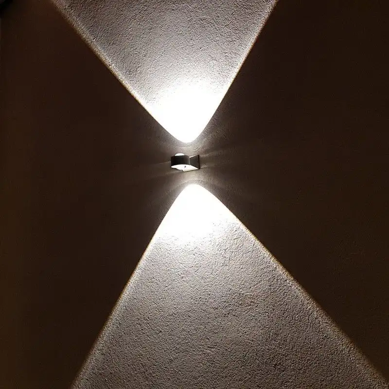 Applique murale up & down - Anthracite - IP54 - 2x5W - FLUSH