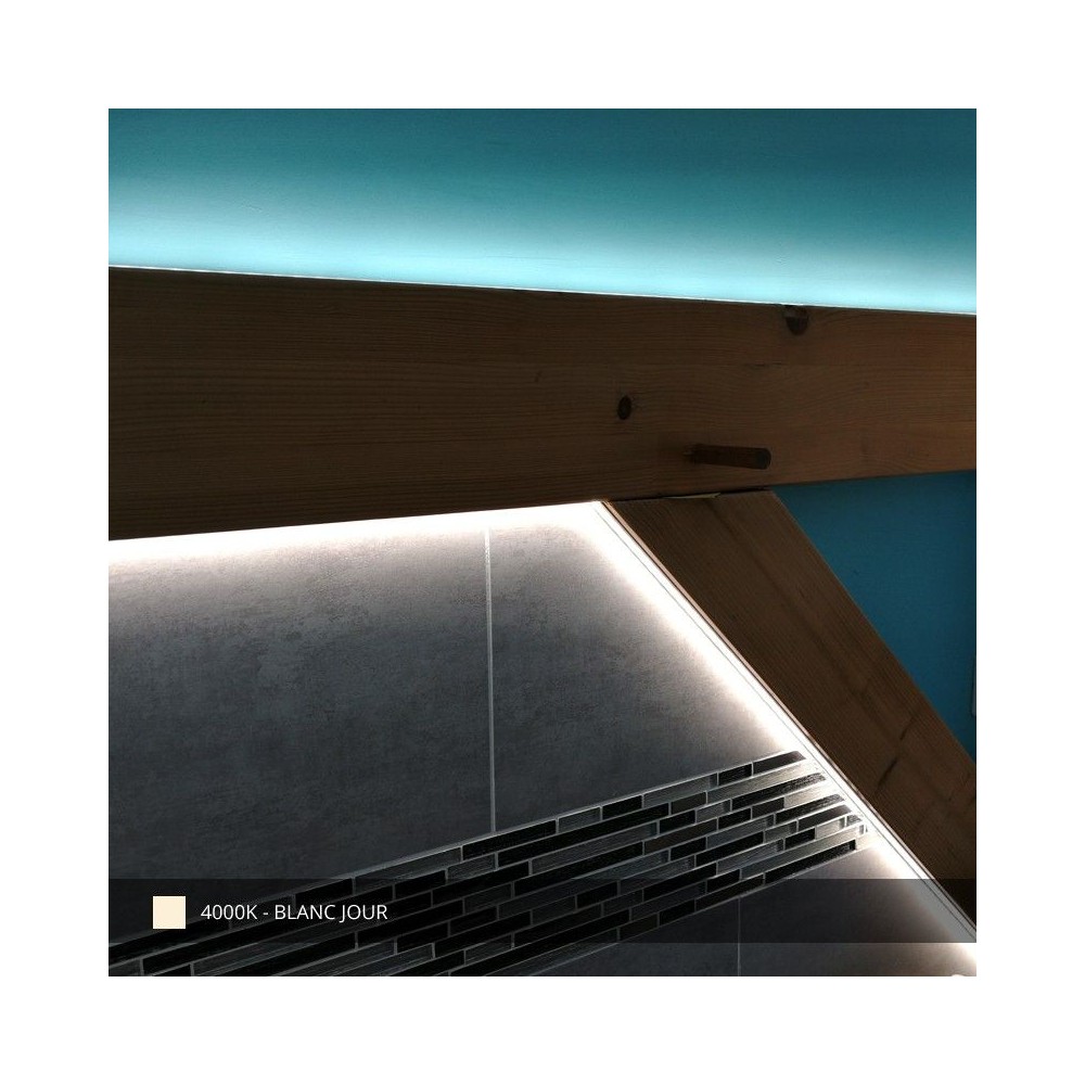 Profilé aluminium encastrable pour ruban LED - CRAFT - E03