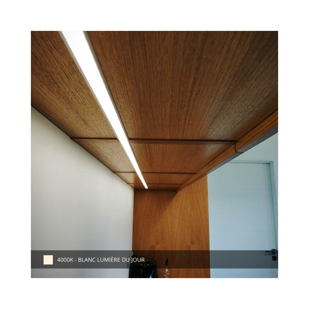 Profilé aluminium encastrable pour ruban LED - CRAFT - E03