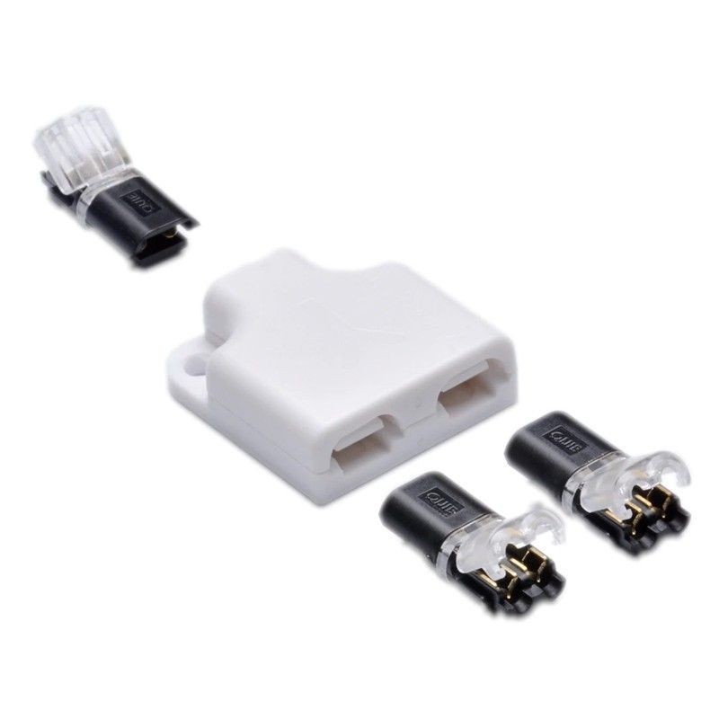 Dérivation pour fiche à 2 sorties