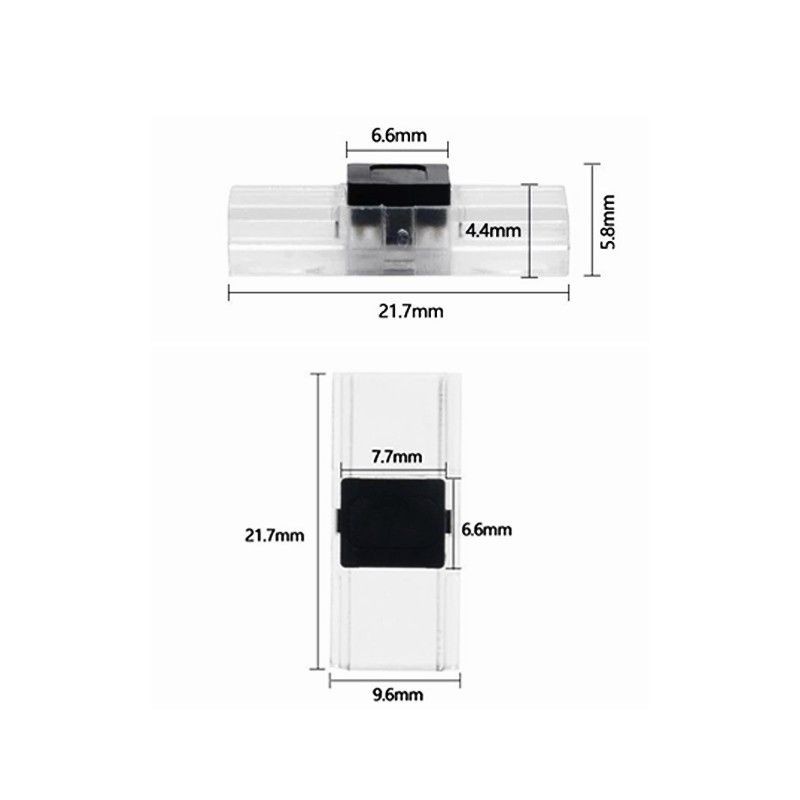 Jonction slim ruban LED Mono 8 mm