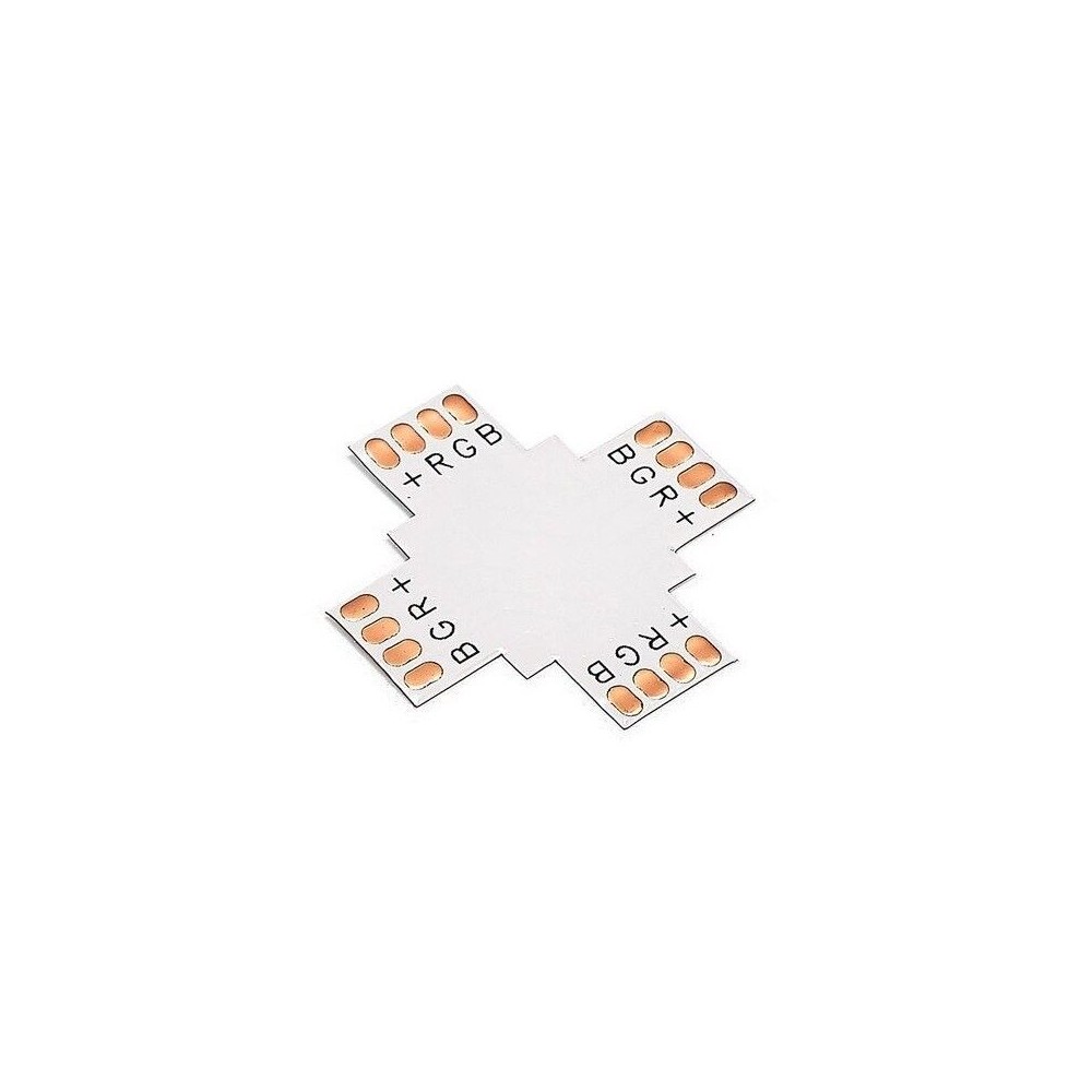 Connecteur en X à souder pour ruban LED