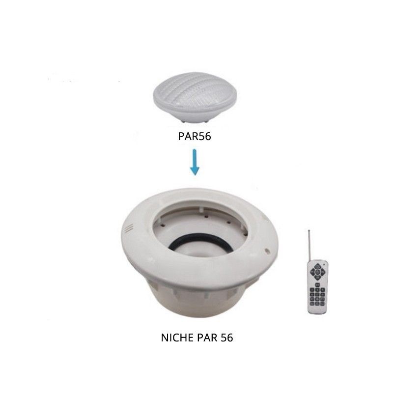 Niche PAR56 pour piscine liner