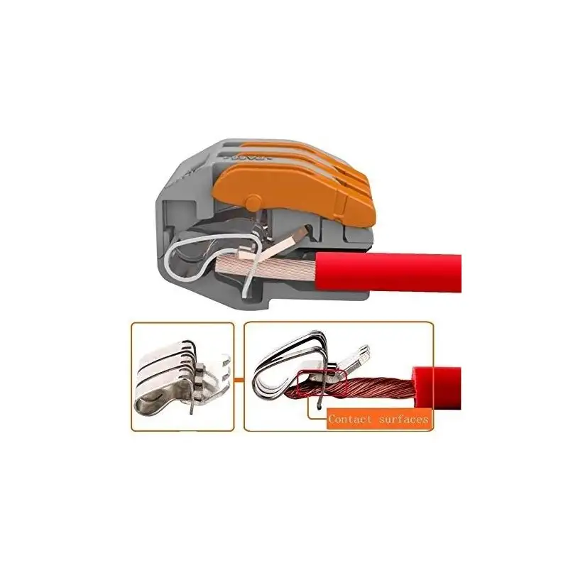 Connecteur rapide à levier – 2 pôles