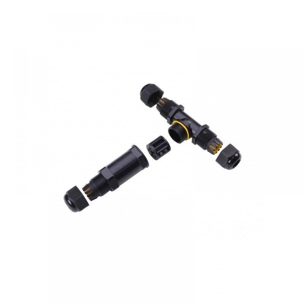 Connecteur de jonction étanche IP68 rapide et miniature - Axial