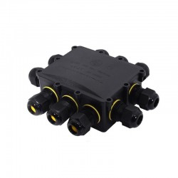 Boite de dérivation étanche à vis IP68 – 10 entrées - Axial