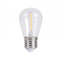 Ampoule LED à filament Mini S14 - E27 - 1W - 2 teintes
