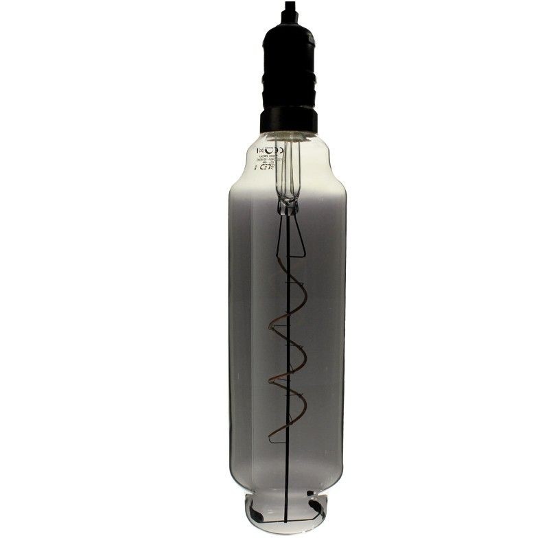 Ampoule LED à filament Spirale Cylindre Smoky - E27 - 4W - 2200K - Dimmable