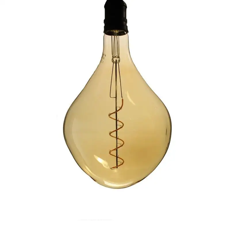 Ampoule LED filament Spirale cabot Ambrée - E27 - 4W - 2200K - Dimmable - PS165