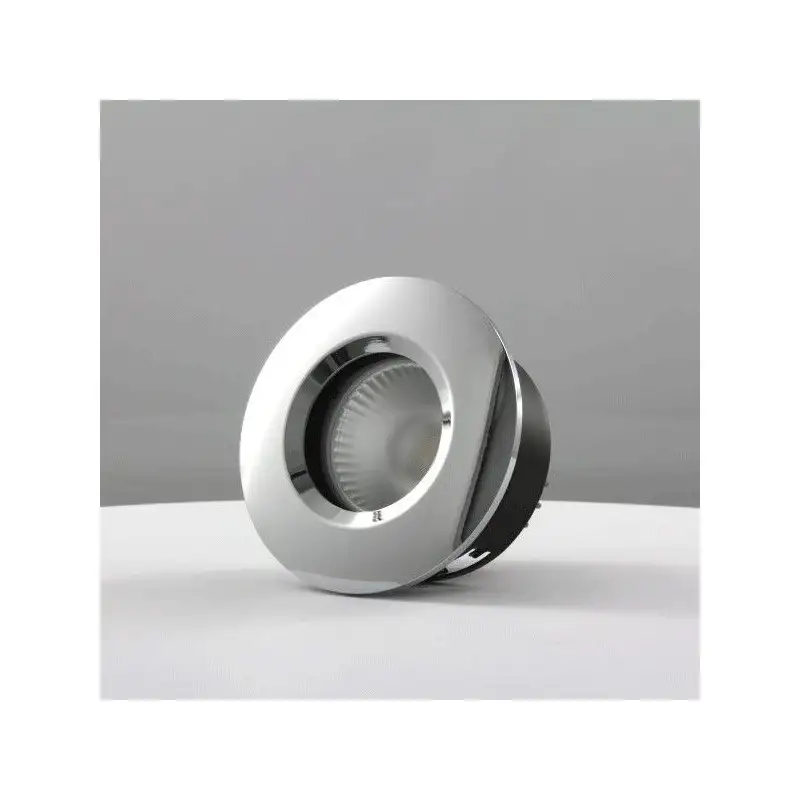 Spot encastrable collerette ronde chanfrein SPLIT - Chrome