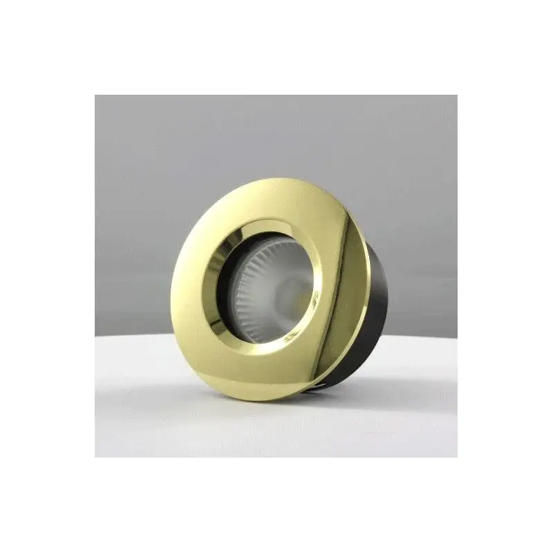 Spot encastrable collerette ronde chanfrein SPLIT - Or brillant