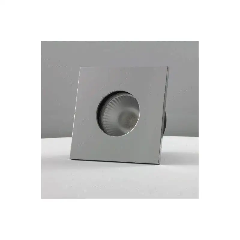 Spot encastrable collerette carrée flat SPLIT - Chrome