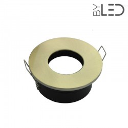 Collerette pour support GU - Ronde flat SPLIT - Or satiné