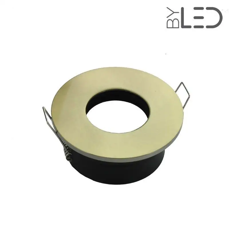 Collerette pour support GU - Ronde flat SPLIT - Or satiné