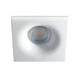 Spot encastrable IP65 – BBC – pour LED GU10 – carré – blanc