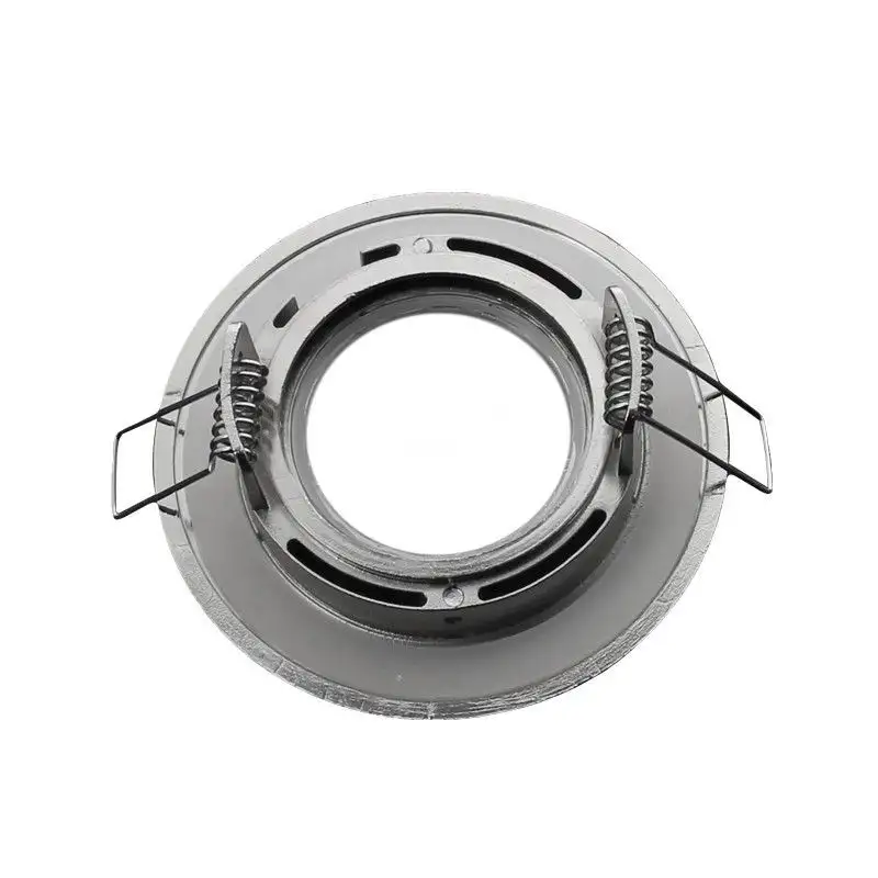 Spot encastrable IP 65 pour LED GU10 – rond – Nickel satiné