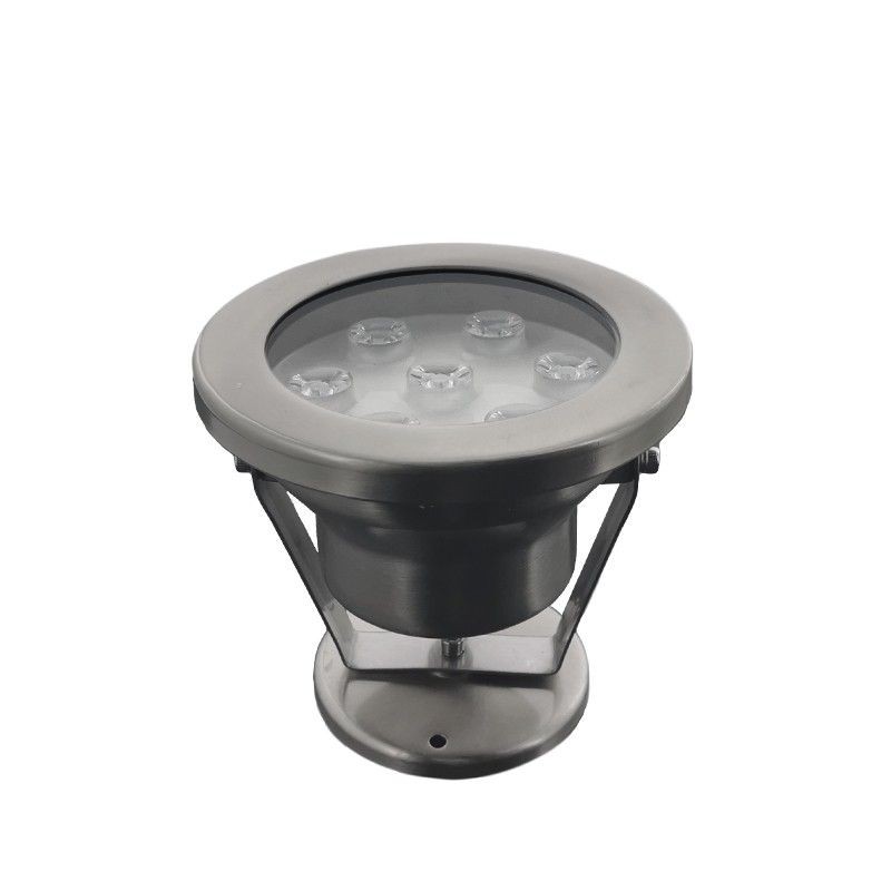 Spot LED encastré de sol immergeable inox 7W - 12V - Hydro 145mm